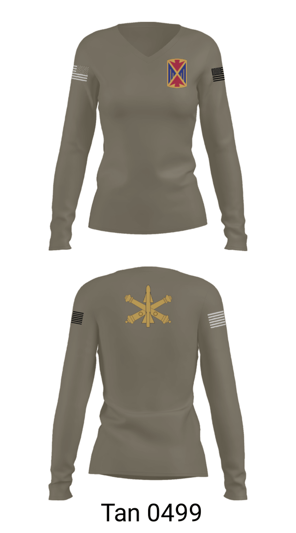 Womens Long Sleeve Vneck Shirt, 10th Army Air and Missile Command, Army, Teamtime, Team time, sublimation, custom sports apparel, team uniforms, spirit wear, spiritwear, sports uniforms, custom shirts, team store, custom team store, fundraiser sports, apparel fundraiser