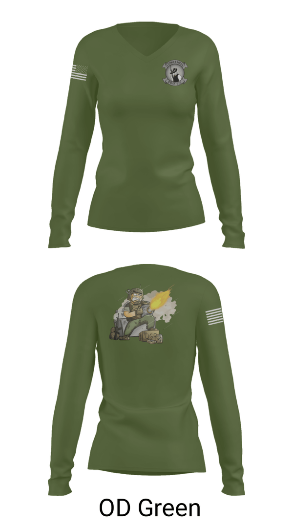 Women's Long Sleeve Vneck Shirt, FIELD MESS, Marines, Teamtime, Team time, sublimation, custom sports apparel, team uniforms, spirit wear, spiritwear, sports uniforms, custom shirts, team store, custom team store, fundraiser sports, apparel fundraiser