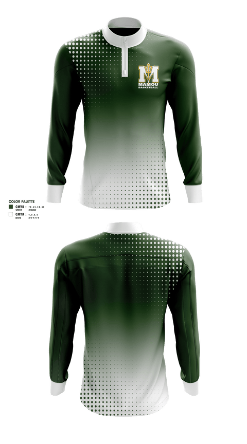 Quarter Zip Jacket, Mamou High School Basketball, Women's Basketball, Teamtime, Team time, sublimation, custom sports apparel, team uniforms, spirit wear, spiritwear, sports uniforms, custom shirts, team store, custom team store, fundraiser sports, apparel fundraiser