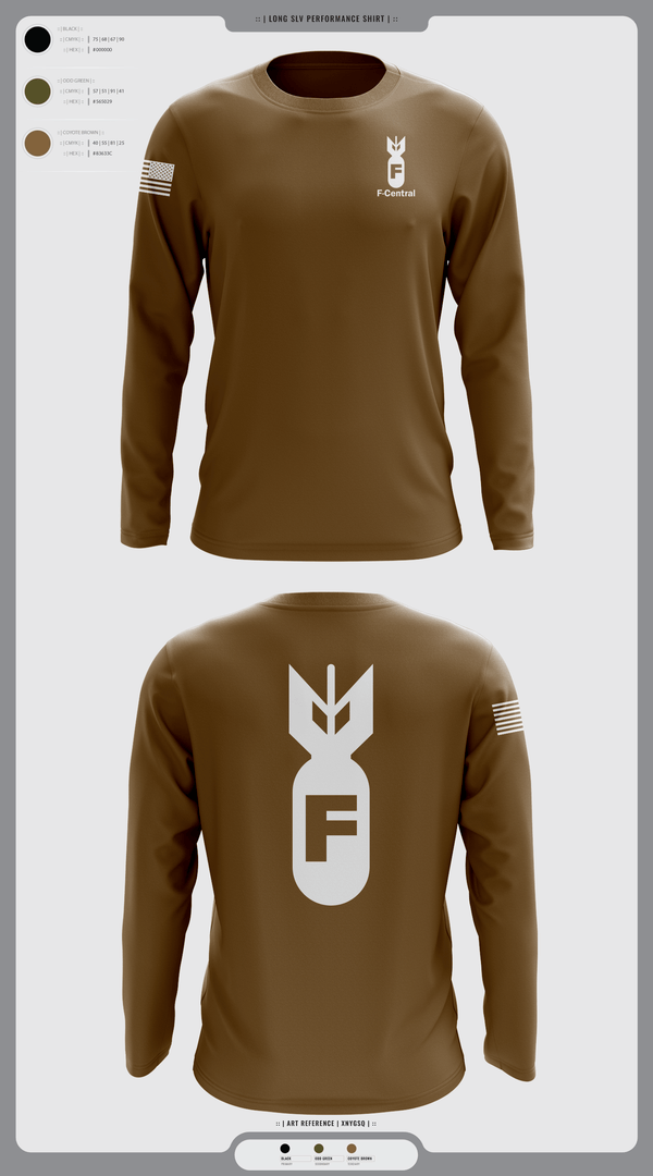 Long Sleeve Performance Shirt, F Central, Police, Teamtime, Team time, sublimation, custom sports apparel, team uniforms, spirit wear, spiritwear, sports uniforms, custom shirts, team store, custom team store, fundraiser sports, apparel fundraiser