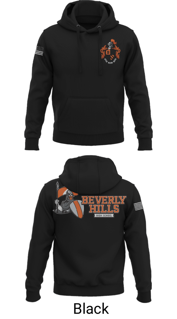 Hoodie, Beverly Hills High School Band, Spirit Store, Teamtime, Team time, sublimation, custom sports apparel, team uniforms, spirit wear, spiritwear, sports uniforms, custom shirts, team store, custom team store, fundraiser sports, apparel fundraiser
