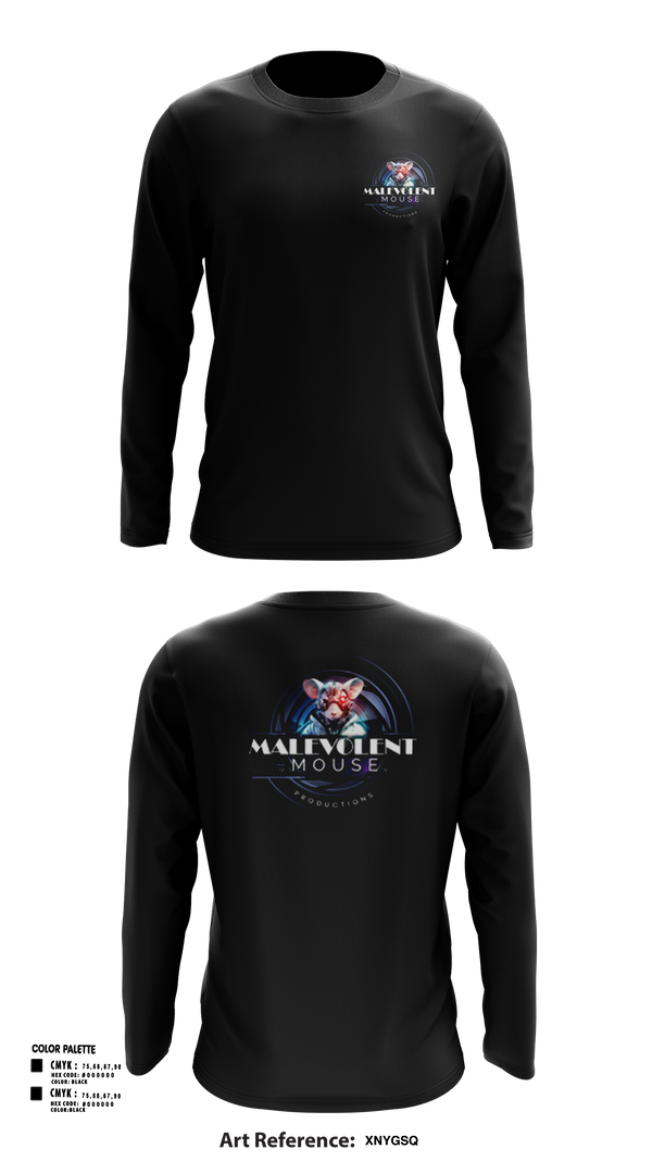 Long Sleeve Performance Shirt, Malevolent Mouse Productions, , Teamtime, Team time, sublimation, custom sports apparel, team uniforms, spirit wear, spiritwear, sports uniforms, custom shirts, team store, custom team store, fundraiser sports, apparel fundraiser
