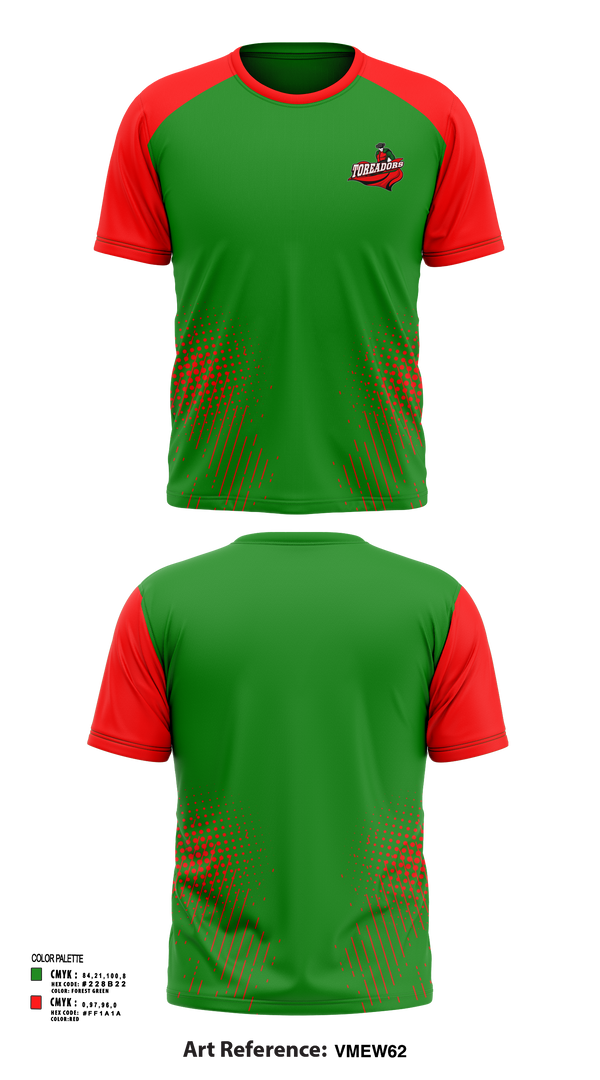 Short Sleeve Performance Shirt, Boone Toreadors Track & Field, Track & Field, Teamtime, Team time, sublimation, custom sports apparel, team uniforms, spirit wear, spiritwear, sports uniforms, custom shirts, team store, custom team store, fundraiser sports, apparel fundraiser