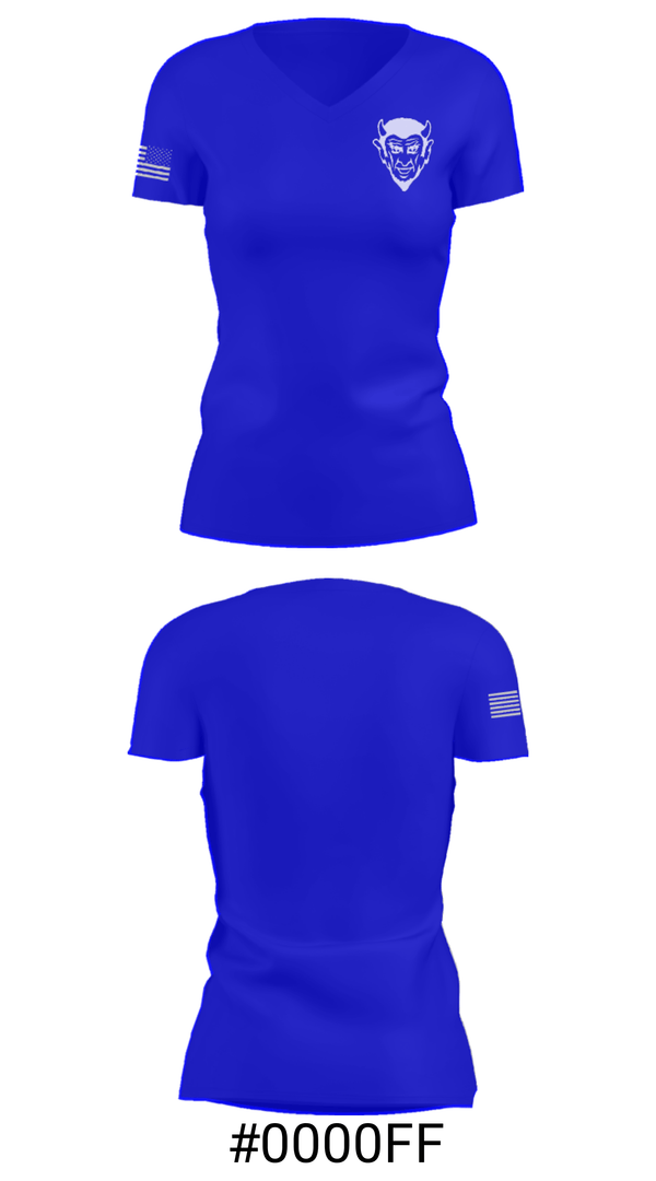 Women's Short Sleeve Vneck Shirt, Quincy Senior High School Track, Track & Field, Teamtime, Team time, sublimation, custom sports apparel, team uniforms, spirit wear, spiritwear, sports uniforms, custom shirts, team store, custom team store, fundraiser sports, apparel fundraiser