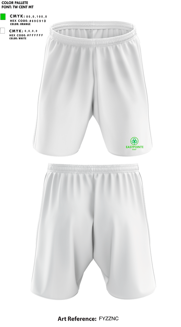 Athletic Shorts With Pockets, Eastpointe High School Golf, Golf, Teamtime, Team time, sublimation, custom sports apparel, team uniforms, spirit wear, spiritwear, sports uniforms, custom shirts, team store, custom team store, fundraiser sports, apparel fundraiser