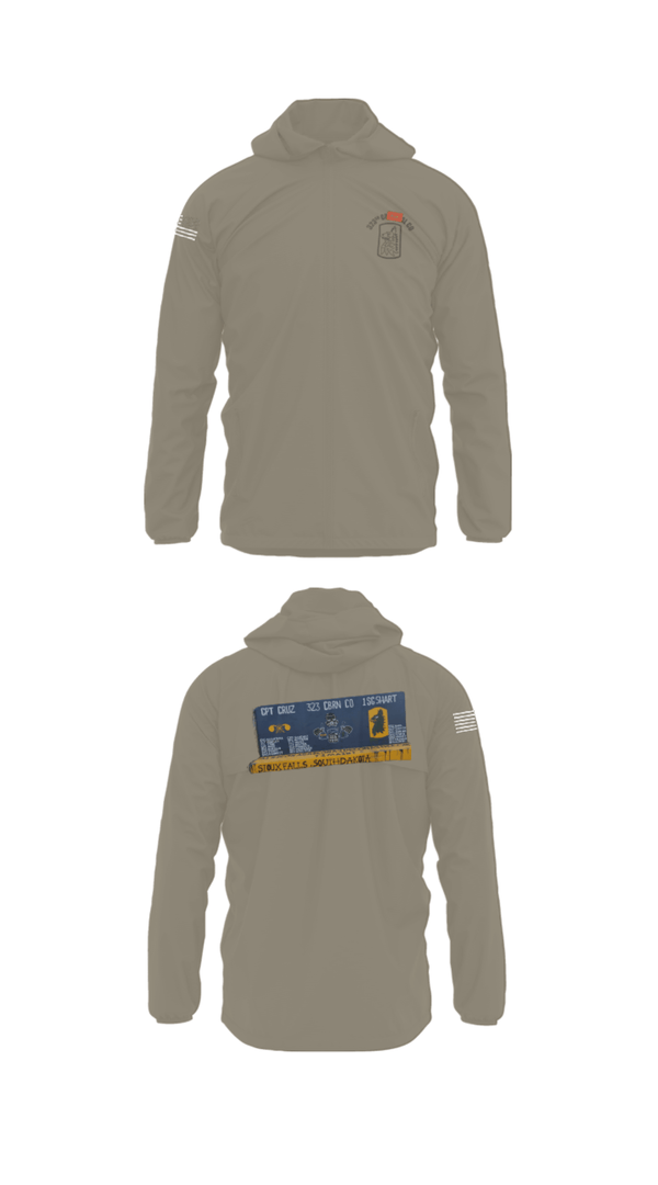 Windbreaker, 323 chem maint, Army, Teamtime, Team time, sublimation, custom sports apparel, team uniforms, spirit wear, spiritwear, sports uniforms, custom shirts, team store, custom team store, fundraiser sports, apparel fundraiser