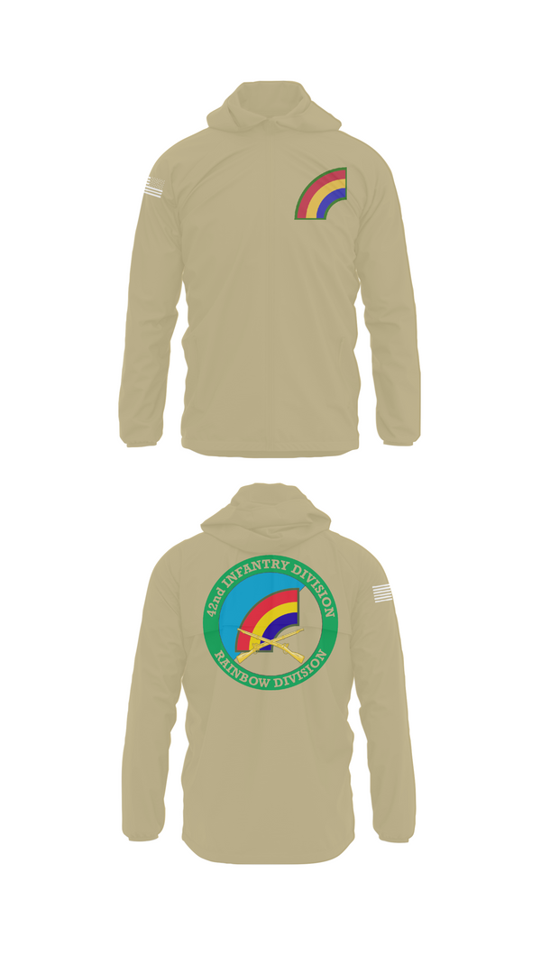 Windbreaker, 42nd ID, Army, Teamtime, Team time, sublimation, custom sports apparel, team uniforms, spirit wear, spiritwear, sports uniforms, custom shirts, team store, custom team store, fundraiser sports, apparel fundraiser
