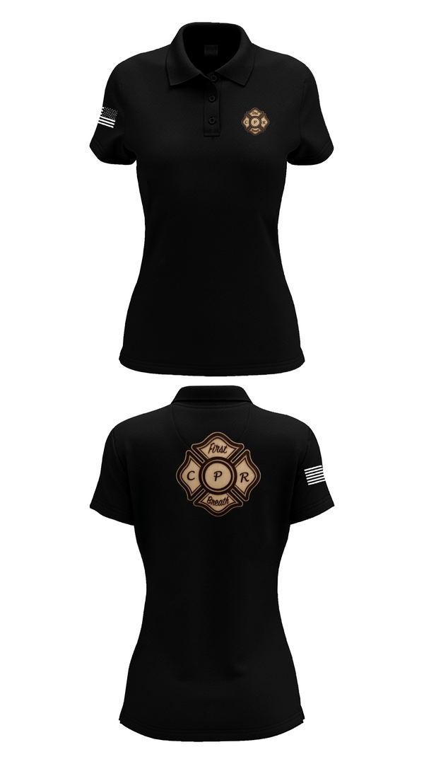 Womens Short Sleeve Performance Polo, FBCPR, , Teamtime, Team time, sublimation, custom sports apparel, team uniforms, spirit wear, spiritwear, sports uniforms, custom shirts, team store, custom team store, fundraiser sports, apparel fundraiser