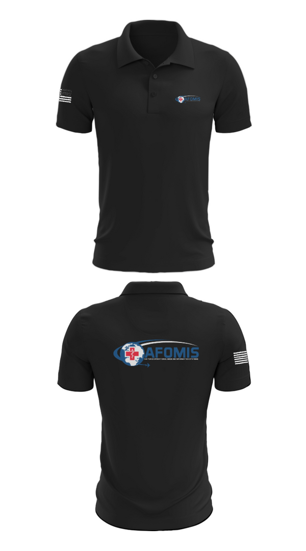 Short Sleeve Performance Polo, AFOMIS, Air Force, Teamtime, Team time, sublimation, custom sports apparel, team uniforms, spirit wear, spiritwear, sports uniforms, custom shirts, team store, custom team store, fundraiser sports, apparel fundraiser