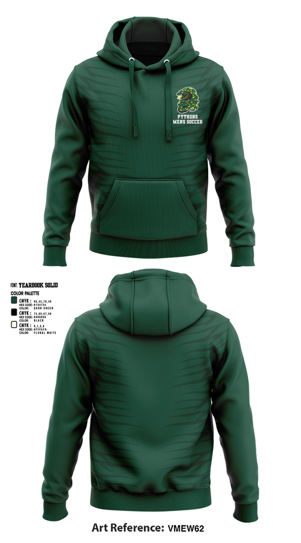 Hoodie, PYTHONS, Men's Soccer, Teamtime, Team time, sublimation, custom sports apparel, team uniforms, spirit wear, spiritwear, sports uniforms, custom shirts, team store, custom team store, fundraiser sports, apparel fundraiser