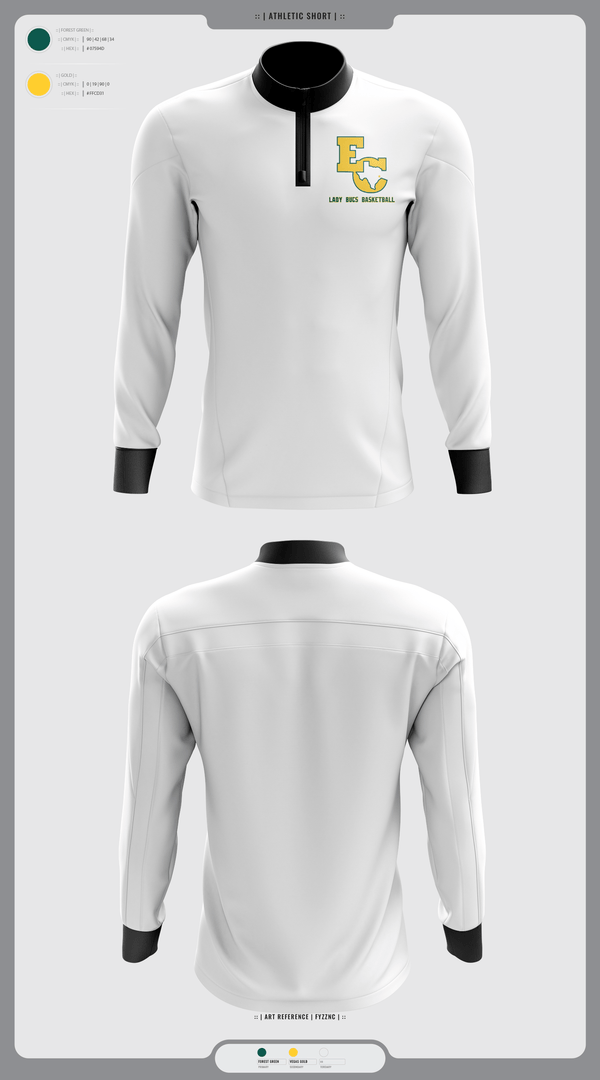 Quarter Zip Jacket, East Chambers High School Basketball, Women's Basketball, Teamtime, Team time, sublimation, custom sports apparel, team uniforms, spirit wear, spiritwear, sports uniforms, custom shirts, team store, custom team store, fundraiser sports, apparel fundraiser