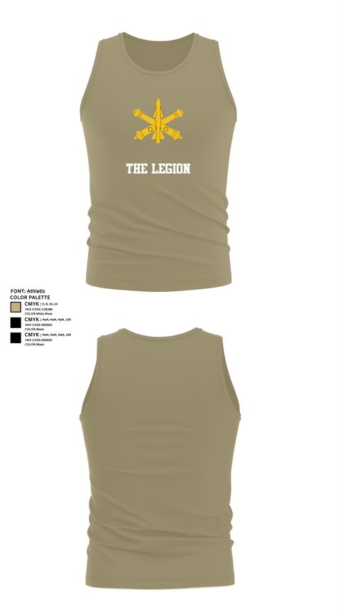 Tank Top, The Legion, , Teamtime, Team time, sublimation, custom sports apparel, team uniforms, spirit wear, spiritwear, sports uniforms, custom shirts, team store, custom team store, fundraiser sports, apparel fundraiser