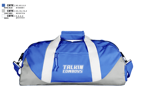 Duffle Bag, Talkin Cowboys, , Teamtime, Team time, sublimation, custom sports apparel, team uniforms, spirit wear, spiritwear, sports uniforms, custom shirts, team store, custom team store, fundraiser sports, apparel fundraiser
