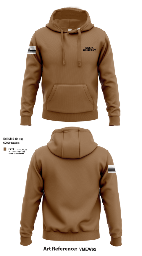 Hoodie, Delta company, Army, Teamtime, Team time, sublimation, custom sports apparel, team uniforms, spirit wear, spiritwear, sports uniforms, custom shirts, team store, custom team store, fundraiser sports, apparel fundraiser