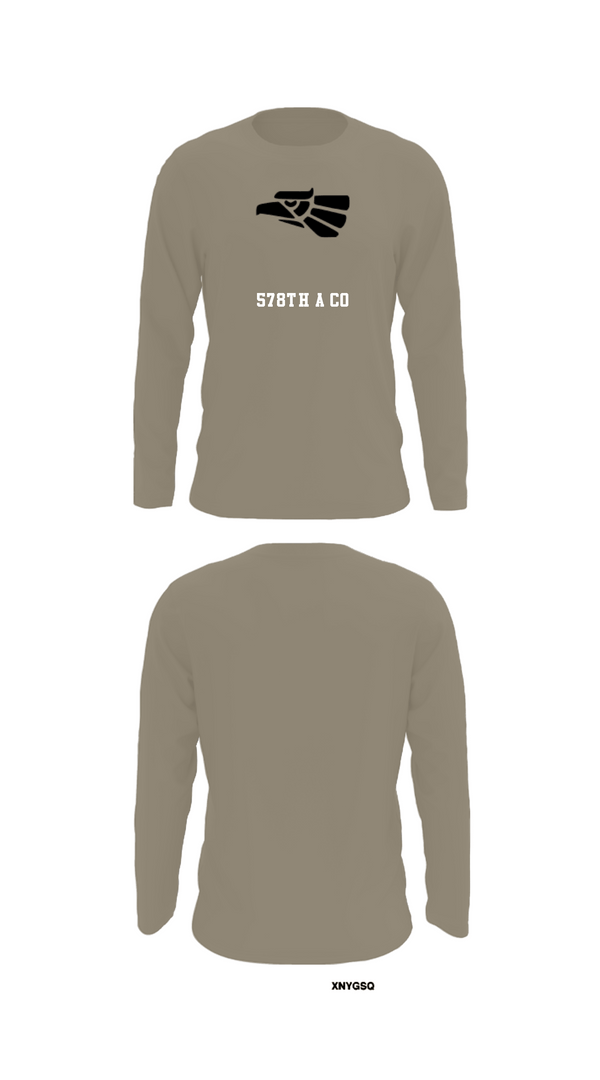 Long Sleeve Performance Shirt, 578th A Co, National Guard, Teamtime, Team time, sublimation, custom sports apparel, team uniforms, spirit wear, spiritwear, sports uniforms, custom shirts, team store, custom team store, fundraiser sports, apparel fundraiser