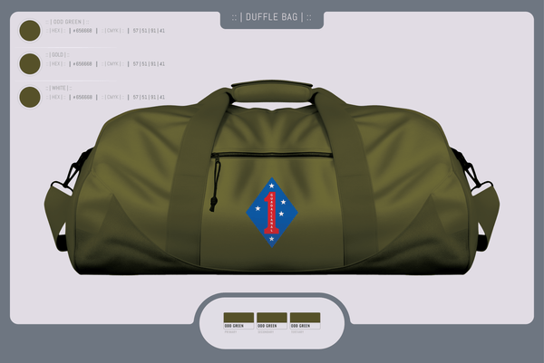 Duffle Bag, 3rd combat engineering battalion, Marines, Teamtime, Team time, sublimation, custom sports apparel, team uniforms, spirit wear, spiritwear, sports uniforms, custom shirts, team store, custom team store, fundraiser sports, apparel fundraiser