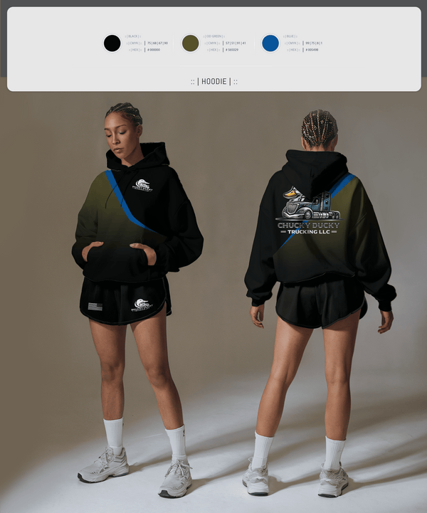 Hoodie, Shucky Ducky Trucking, , Teamtime, Team time, sublimation, custom sports apparel, team uniforms, spirit wear, spiritwear, sports uniforms, custom shirts, team store, custom team store, fundraiser sports, apparel fundraiser