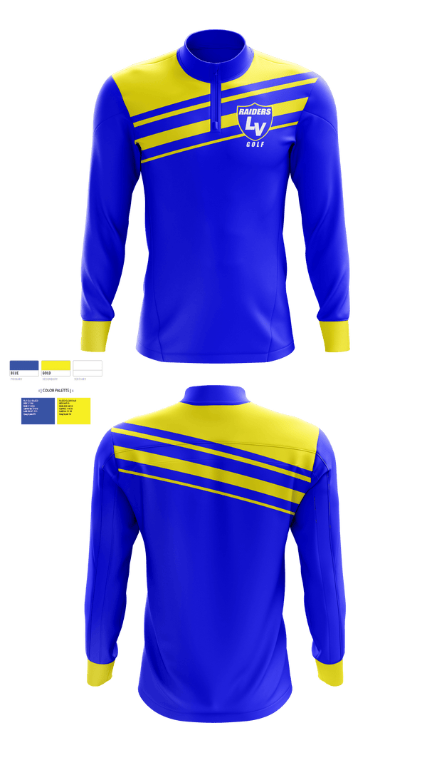 Quarter Zip Jacket, Logan View High School Golf, Golf, Teamtime, Team time, sublimation, custom sports apparel, team uniforms, spirit wear, spiritwear, sports uniforms, custom shirts, team store, custom team store, fundraiser sports, apparel fundraiser