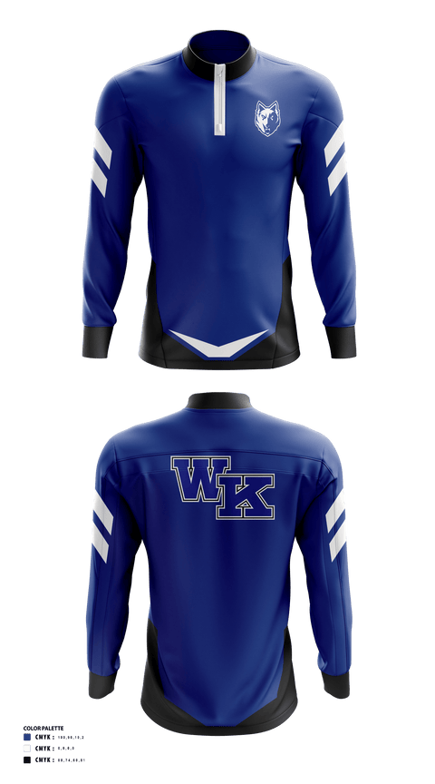 Quarter Zip Jacket, Worthington Kilbourne High School Golf, Golf, Teamtime, Team time, sublimation, custom sports apparel, team uniforms, spirit wear, spiritwear, sports uniforms, custom shirts, team store, custom team store, fundraiser sports, apparel fundraiser