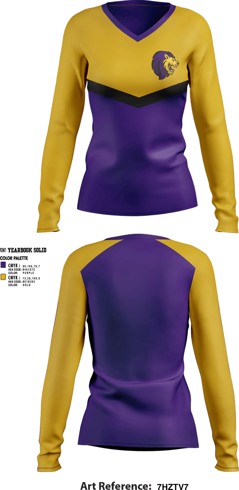 Womens Long Sleeve Vneck Shirt, Manchester Middle School Cheer, Cheer, Teamtime, Team time, sublimation, custom sports apparel, team uniforms, spirit wear, spiritwear, sports uniforms, custom shirts, team store, custom team store, fundraiser sports, apparel fundraiser