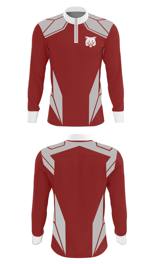 Quarter Zip Jacket, Cy-Fair High School Track, Track & Field, Teamtime, Team time, sublimation, custom sports apparel, team uniforms, spirit wear, spiritwear, sports uniforms, custom shirts, team store, custom team store, fundraiser sports, apparel fundraiser