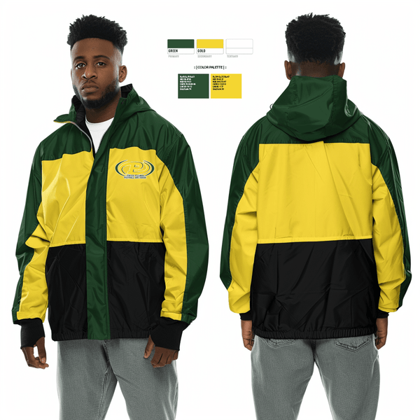 Windbreaker, Placer Jr. Hillmen, Football, Teamtime, Team time, sublimation, custom sports apparel, team uniforms, spirit wear, spiritwear, sports uniforms, custom shirts, team store, custom team store, fundraiser sports, apparel fundraiser