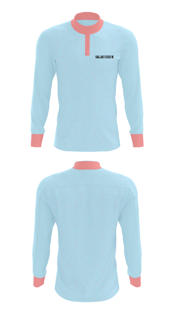 Quarter Zip Jacket, Salahuddin, Golf, Teamtime, Team time, sublimation, custom sports apparel, team uniforms, spirit wear, spiritwear, sports uniforms, custom shirts, team store, custom team store, fundraiser sports, apparel fundraiser