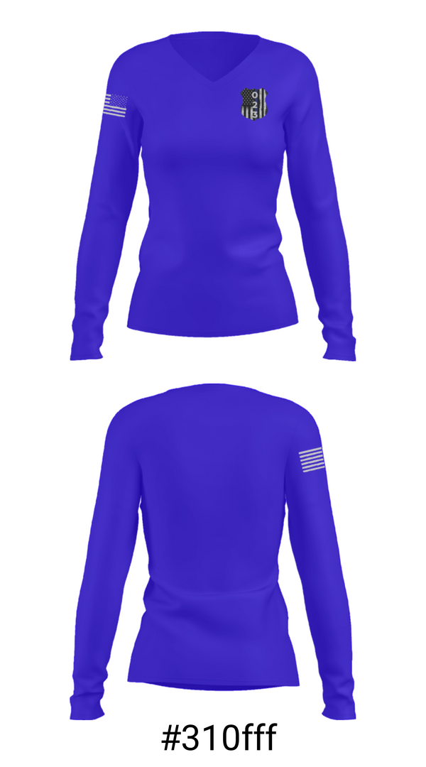 Women's Long Sleeve Vneck Shirt, 023 APD, , Teamtime, Team time, sublimation, custom sports apparel, team uniforms, spirit wear, spiritwear, sports uniforms, custom shirts, team store, custom team store, fundraiser sports, apparel fundraiser