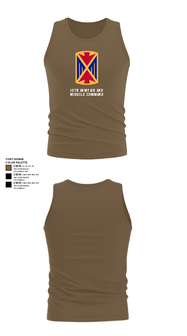 Tank Top, 10th Army Air and Missile Command, Army, Teamtime, Team time, sublimation, custom sports apparel, team uniforms, spirit wear, spiritwear, sports uniforms, custom shirts, team store, custom team store, fundraiser sports, apparel fundraiser