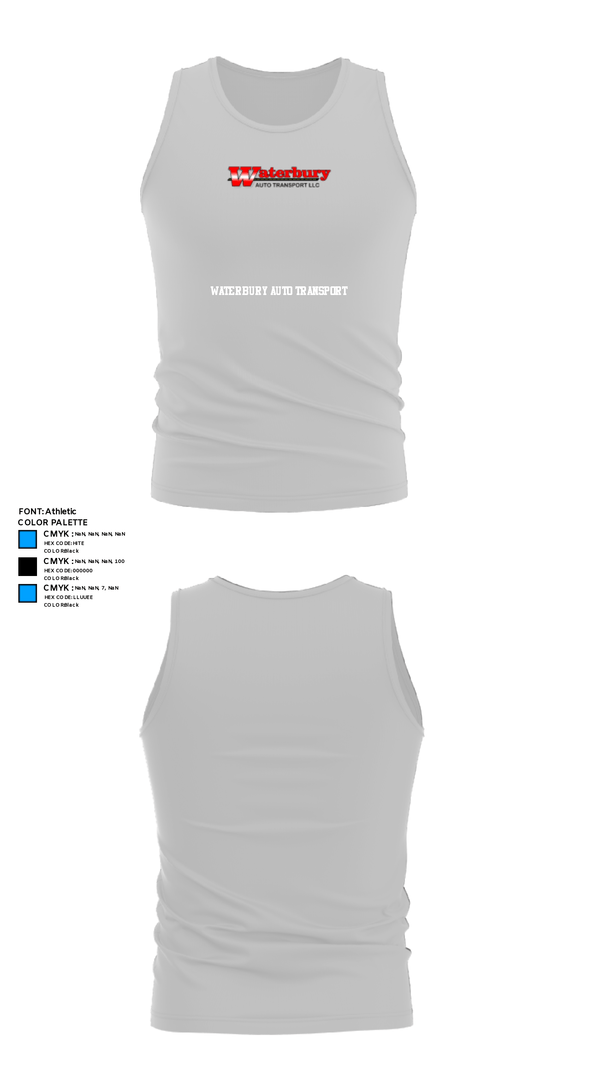 Tank Top, Waterbury Auto Transport, , Teamtime, Team time, sublimation, custom sports apparel, team uniforms, spirit wear, spiritwear, sports uniforms, custom shirts, team store, custom team store, fundraiser sports, apparel fundraiser