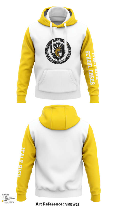 Hoodie, Italy High School Cheer, Cheer, Teamtime, Team time, sublimation, custom sports apparel, team uniforms, spirit wear, spiritwear, sports uniforms, custom shirts, team store, custom team store, fundraiser sports, apparel fundraiser