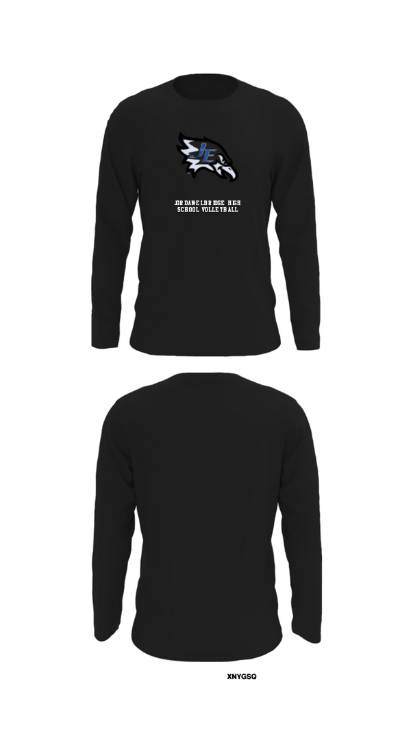 Long Sleeve Performance Shirt, Jordan-Elbridge High School Volleyball, Women's Volleyball, Teamtime, Team time, sublimation, custom sports apparel, team uniforms, spirit wear, spiritwear, sports uniforms, custom shirts, team store, custom team store, fundraiser sports, apparel fundraiser