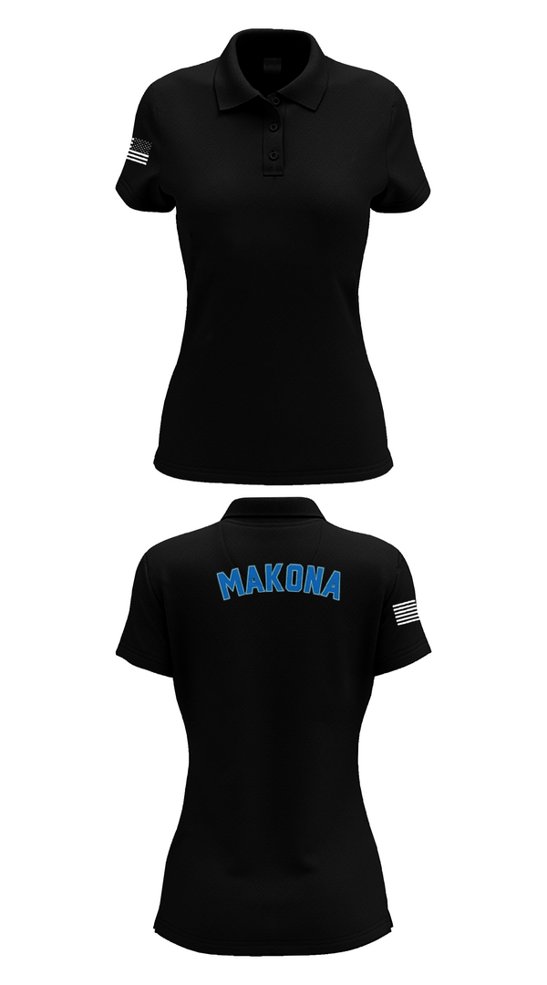 Womens Short Sleeve Performance Polo, MKA, E-Sports, Teamtime, Team time, sublimation, custom sports apparel, team uniforms, spirit wear, spiritwear, sports uniforms, custom shirts, team store, custom team store, fundraiser sports, apparel fundraiser