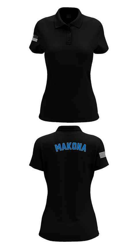 Womens Short Sleeve Performance Polo, MKA, E-Sports, Teamtime, Team time, sublimation, custom sports apparel, team uniforms, spirit wear, spiritwear, sports uniforms, custom shirts, team store, custom team store, fundraiser sports, apparel fundraiser