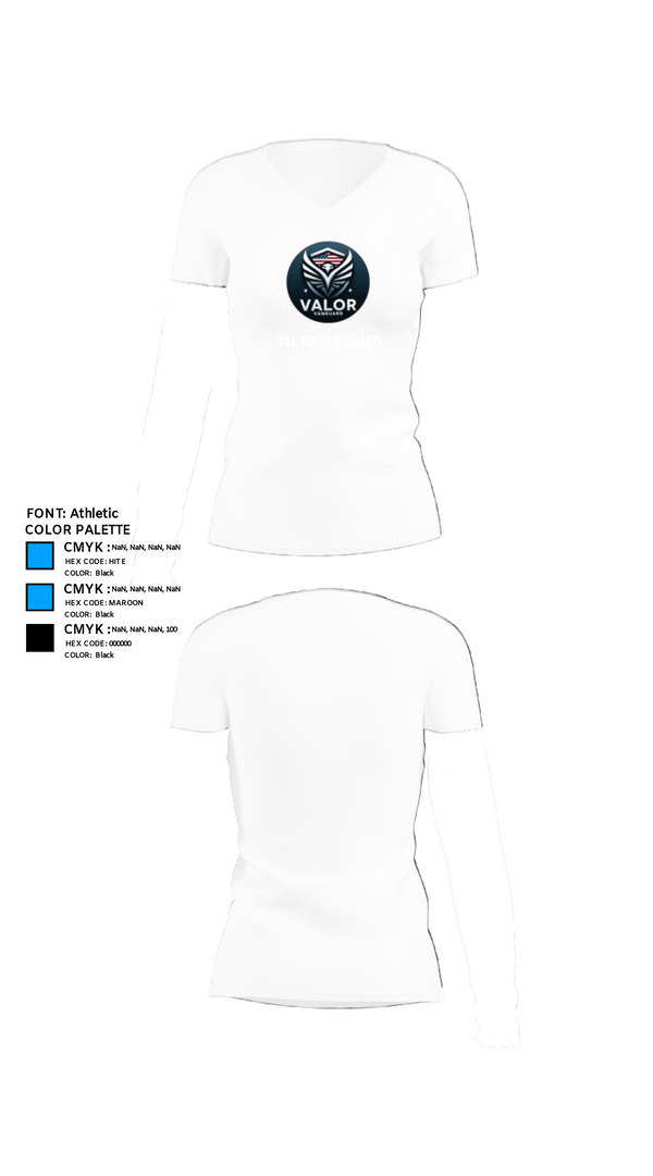 Womens Short Sleeve Vneck Shirt, Valor Vanguard, , Teamtime, Team time, sublimation, custom sports apparel, team uniforms, spirit wear, spiritwear, sports uniforms, custom shirts, team store, custom team store, fundraiser sports, apparel fundraiser