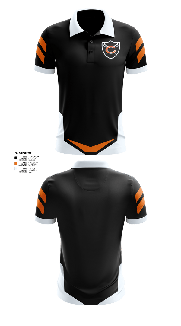 Short Sleeve Performance Polo, Coldwater Cavaliers, Wrestling, Teamtime, Team time, sublimation, custom sports apparel, team uniforms, spirit wear, spiritwear, sports uniforms, custom shirts, team store, custom team store, fundraiser sports, apparel fundraiser