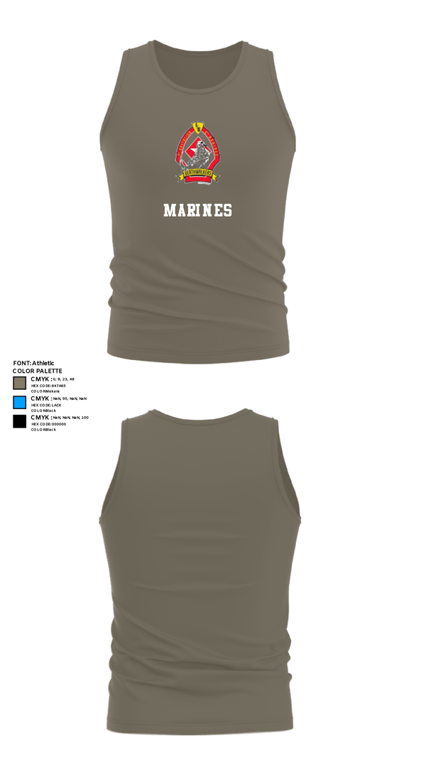 Tank Top, 1/6 Charlie company, , Teamtime, Team time, sublimation, custom sports apparel, team uniforms, spirit wear, spiritwear, sports uniforms, custom shirts, team store, custom team store, fundraiser sports, apparel fundraiser