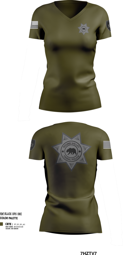 Womens Short Sleeve Vneck Shirt, ROUND VALLEY POLICE, , Teamtime, Team time, sublimation, custom sports apparel, team uniforms, spirit wear, spiritwear, sports uniforms, custom shirts, team store, custom team store, fundraiser sports, apparel fundraiser