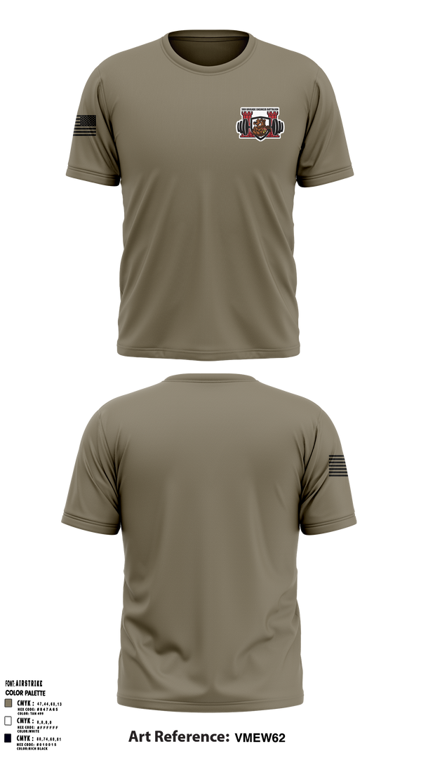 Short Sleeve Performance Shirt, 3rd brigade engineer battalion, Army, Teamtime, Team time, sublimation, custom sports apparel, team uniforms, spirit wear, spiritwear, sports uniforms, custom shirts, team store, custom team store, fundraiser sports, apparel fundraiser