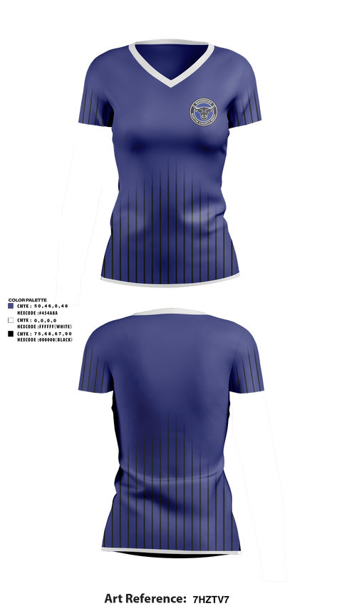 Womens Short Sleeve Vneck Shirt, Martin County West High School Golf, Golf, Teamtime, Team time, sublimation, custom sports apparel, team uniforms, spirit wear, spiritwear, sports uniforms, custom shirts, team store, custom team store, fundraiser sports, apparel fundraiser