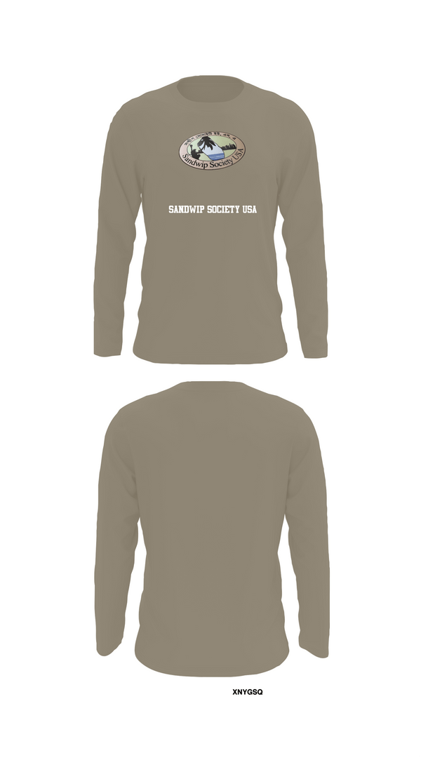 Long Sleeve Performance Shirt, Sandwip society USA, , Teamtime, Team time, sublimation, custom sports apparel, team uniforms, spirit wear, spiritwear, sports uniforms, custom shirts, team store, custom team store, fundraiser sports, apparel fundraiser