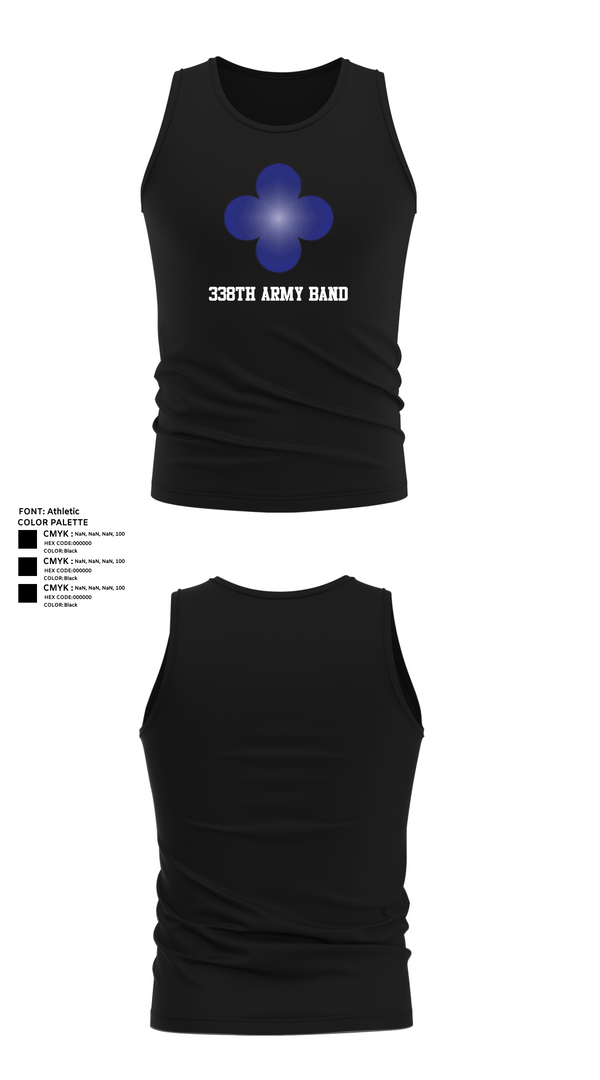 Tank Top, 338th Army Band, Army, Teamtime, Team time, sublimation, custom sports apparel, team uniforms, spirit wear, spiritwear, sports uniforms, custom shirts, team store, custom team store, fundraiser sports, apparel fundraiser