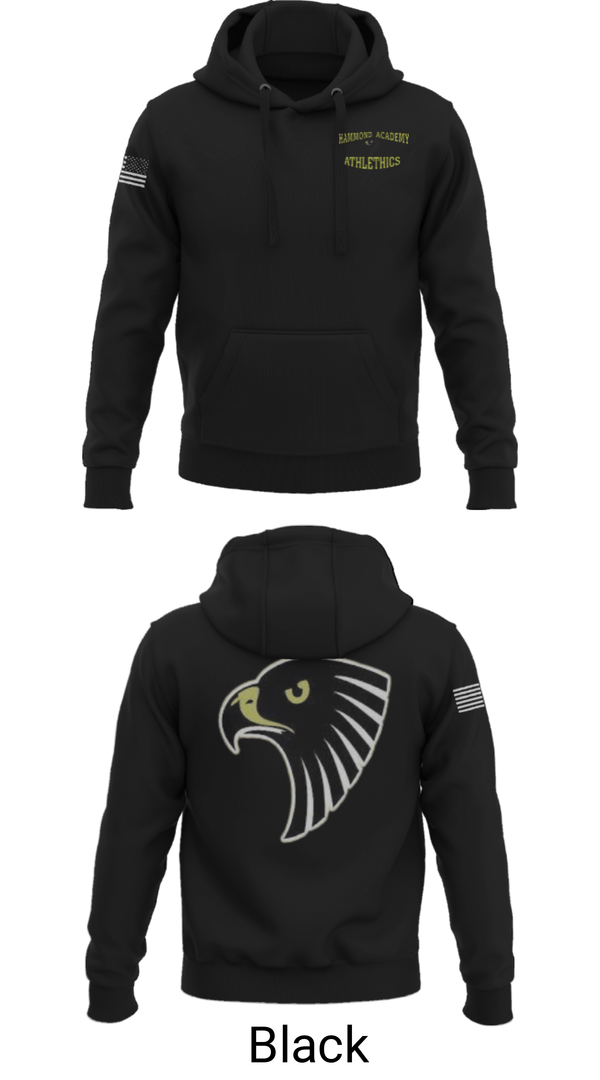 Hoodie, Hammond Academy Of Science & Tech Baseball, Baseball, Teamtime, Team time, sublimation, custom sports apparel, team uniforms, spirit wear, spiritwear, sports uniforms, custom shirts, team store, custom team store, fundraiser sports, apparel fundraiser