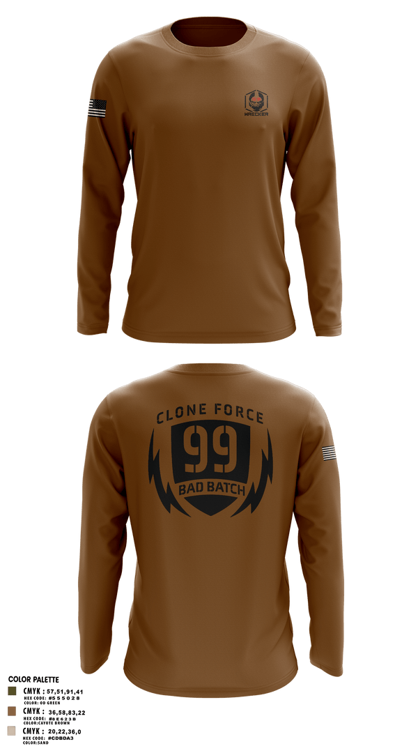 Long Sleeve Performance Shirt, 137th Echo Company1-137th AV E co, National Guard, Teamtime, Team time, sublimation, custom sports apparel, team uniforms, spirit wear, spiritwear, sports uniforms, custom shirts, team store, custom team store, fundraiser sports, apparel fundraiser