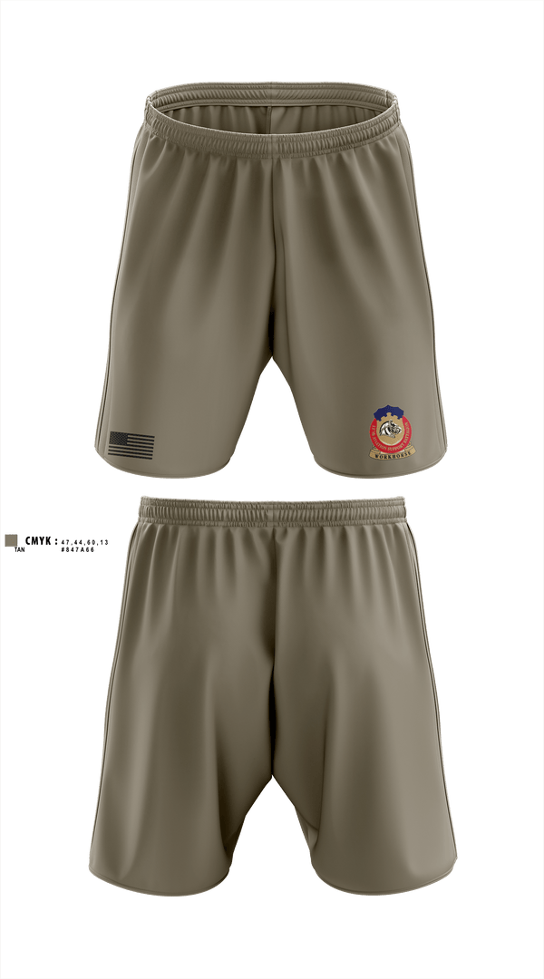 Athletic Shorts With Pockets, 127th ASB WORKHORSE, Army, Teamtime, Team time, sublimation, custom sports apparel, team uniforms, spirit wear, spiritwear, sports uniforms, custom shirts, team store, custom team store, fundraiser sports, apparel fundraiser