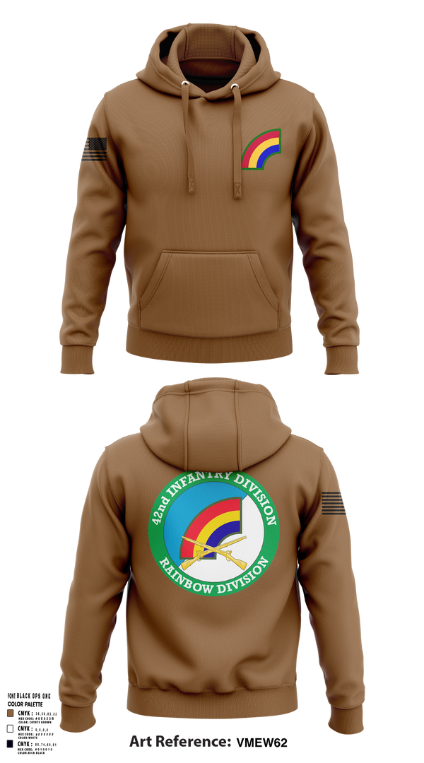 Hoodie, 42nd ID, Army, Teamtime, Team time, sublimation, custom sports apparel, team uniforms, spirit wear, spiritwear, sports uniforms, custom shirts, team store, custom team store, fundraiser sports, apparel fundraiser