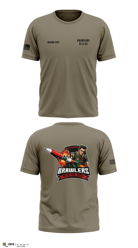 Short Sleeve Performance Shirt, Brawlers, Army, Teamtime, Team time, sublimation, custom sports apparel, team uniforms, spirit wear, spiritwear, sports uniforms, custom shirts, team store, custom team store, fundraiser sports, apparel fundraiser