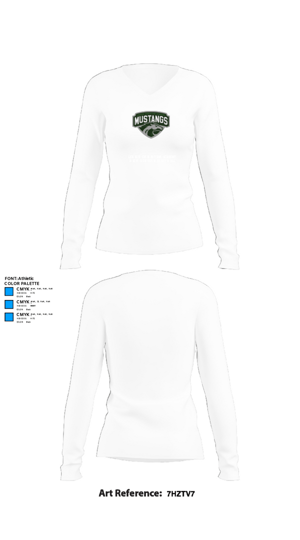 Womens Long Sleeve Vneck Shirt, Lehigh Christian Academy High School Basketball, Men's Basketball, Teamtime, Team time, sublimation, custom sports apparel, team uniforms, spirit wear, spiritwear, sports uniforms, custom shirts, team store, custom team store, fundraiser sports, apparel fundraiser