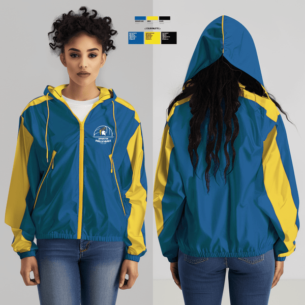 Windbreaker, Spartans, Women's Volleyball, Teamtime, Team time, sublimation, custom sports apparel, team uniforms, spirit wear, spiritwear, sports uniforms, custom shirts, team store, custom team store, fundraiser sports, apparel fundraiser