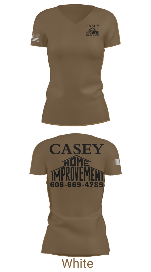 Womens Short Sleeve Vneck Shirt, Casey home improvement, , Teamtime, Team time, sublimation, custom sports apparel, team uniforms, spirit wear, spiritwear, sports uniforms, custom shirts, team store, custom team store, fundraiser sports, apparel fundraiser